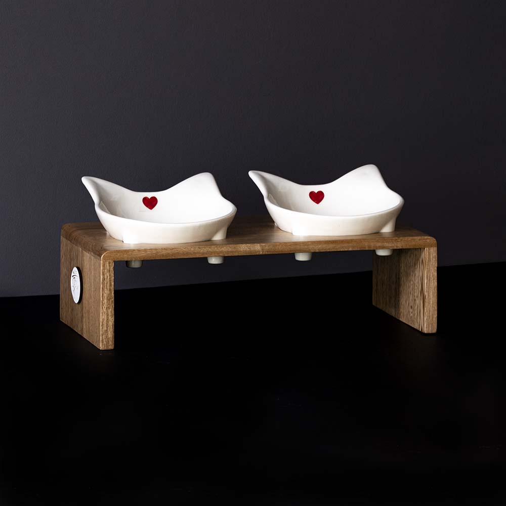 comedero para gatos.