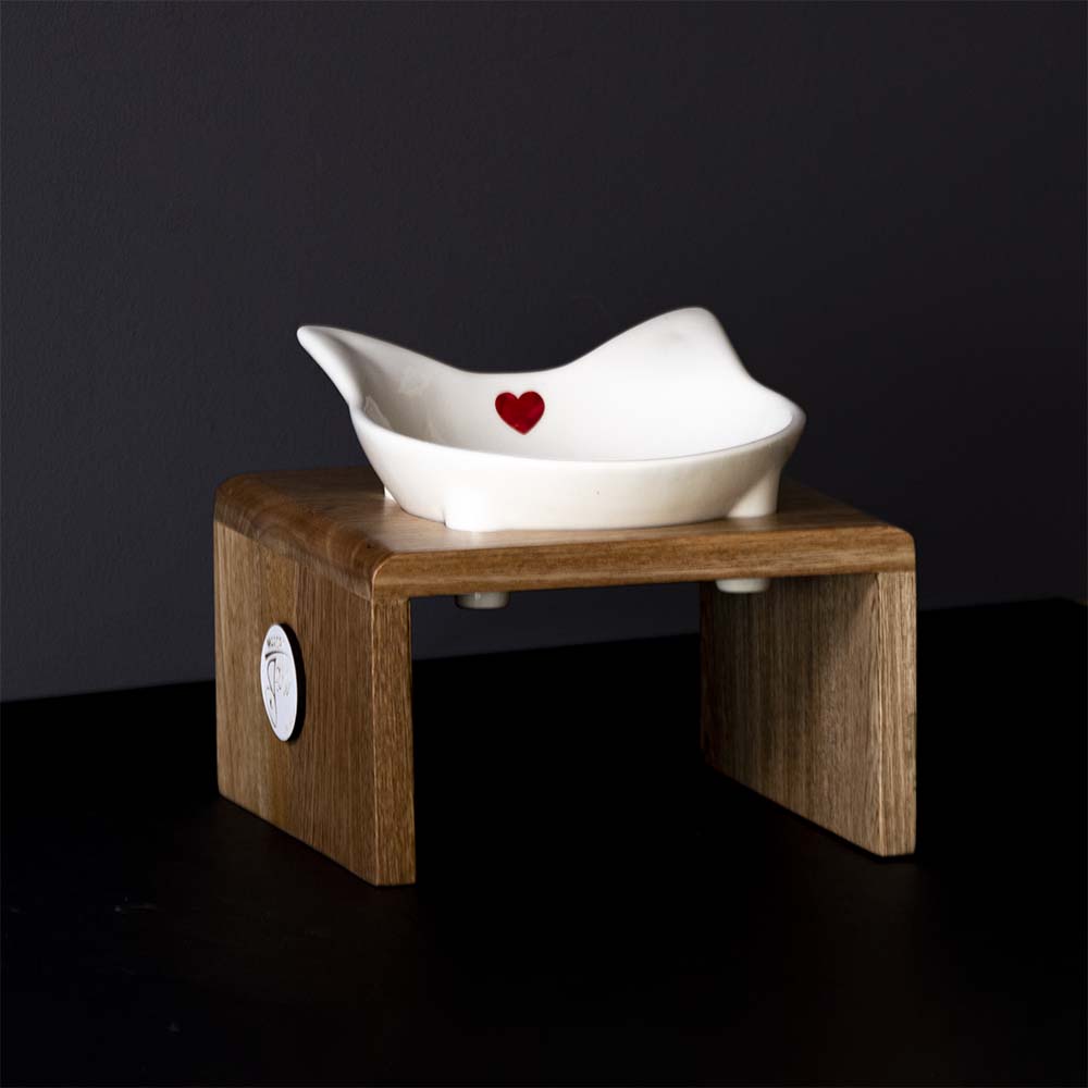 comedero para gatos.