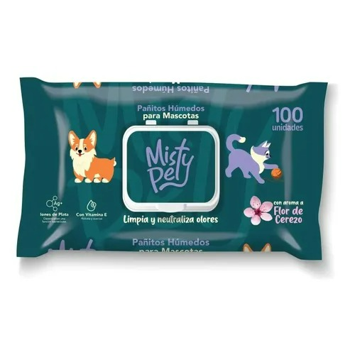 Pañitos Húmedos Para Mascotas Misty Pet