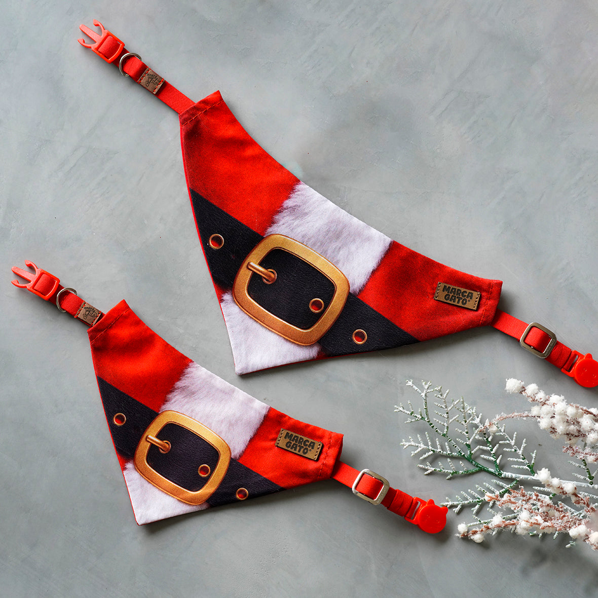 Pañoleta NaviCat Santa Paws pañoleta de navidad para gatos