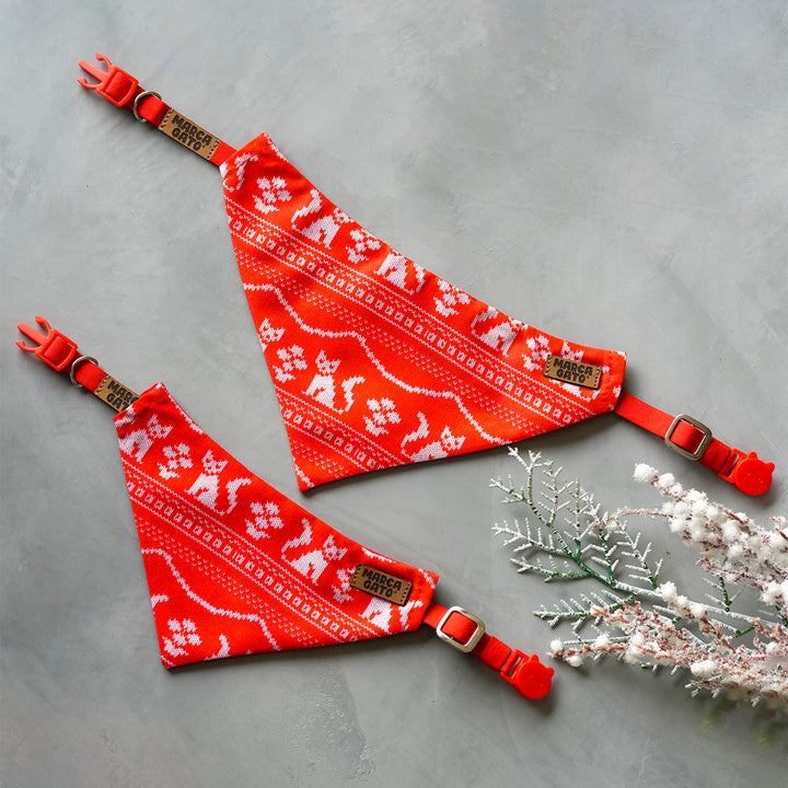 Pañoleta NaviCat Suéter Cat pañoleta de navidad para gatos