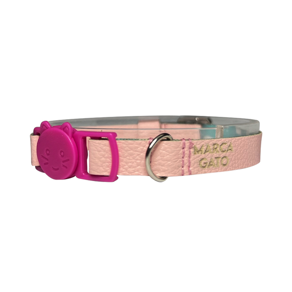 Collar Cuero Vegano - Rosa