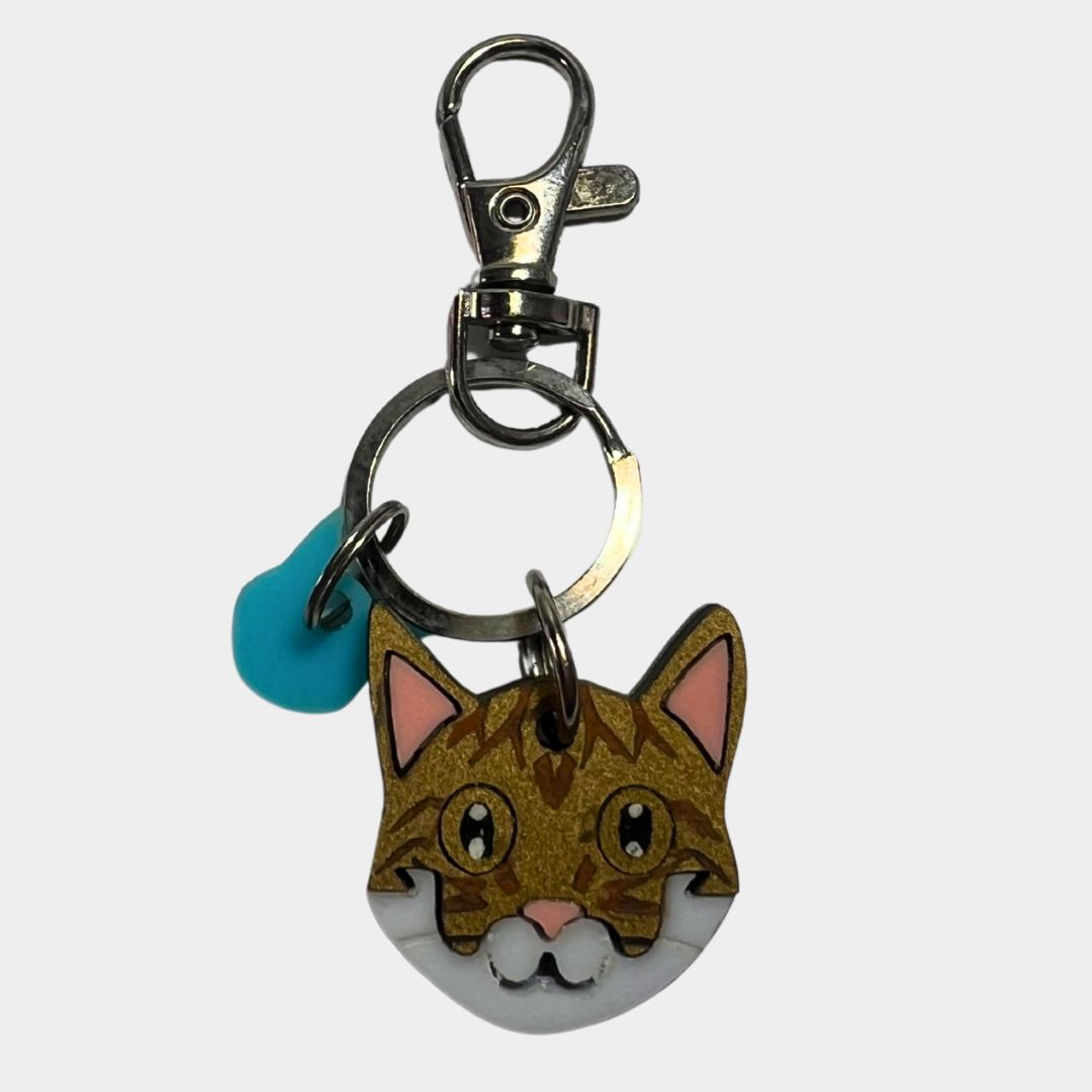 llaveros con cara de gatos - llaveros personalizados