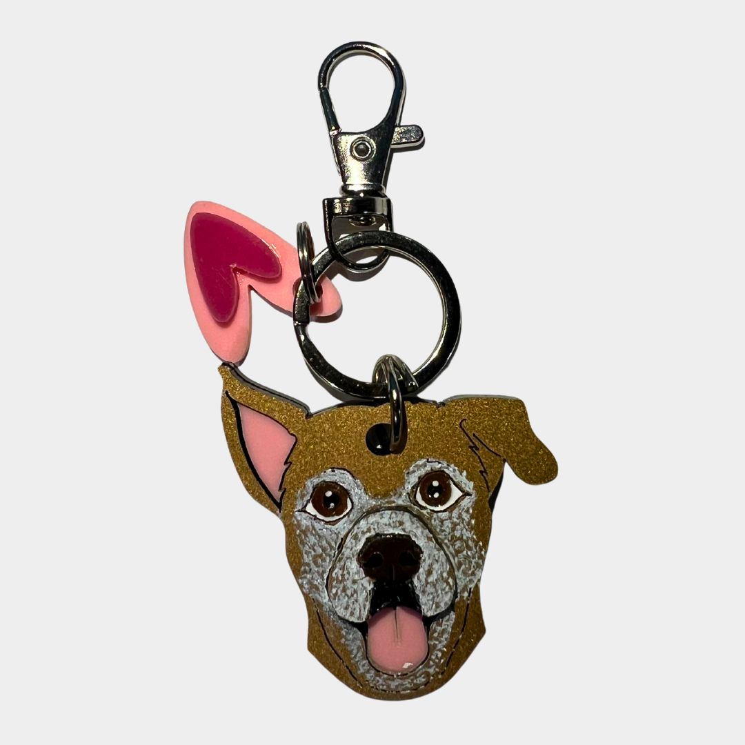 llaveros con cara de perro - llaveros personalizados