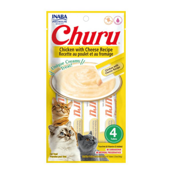 Inaba Churu para gatos - Pollo y Queso