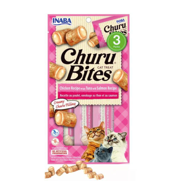 Inaba Churu bites para gatos - Salmón