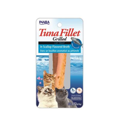 Filete de atún asado para gatos