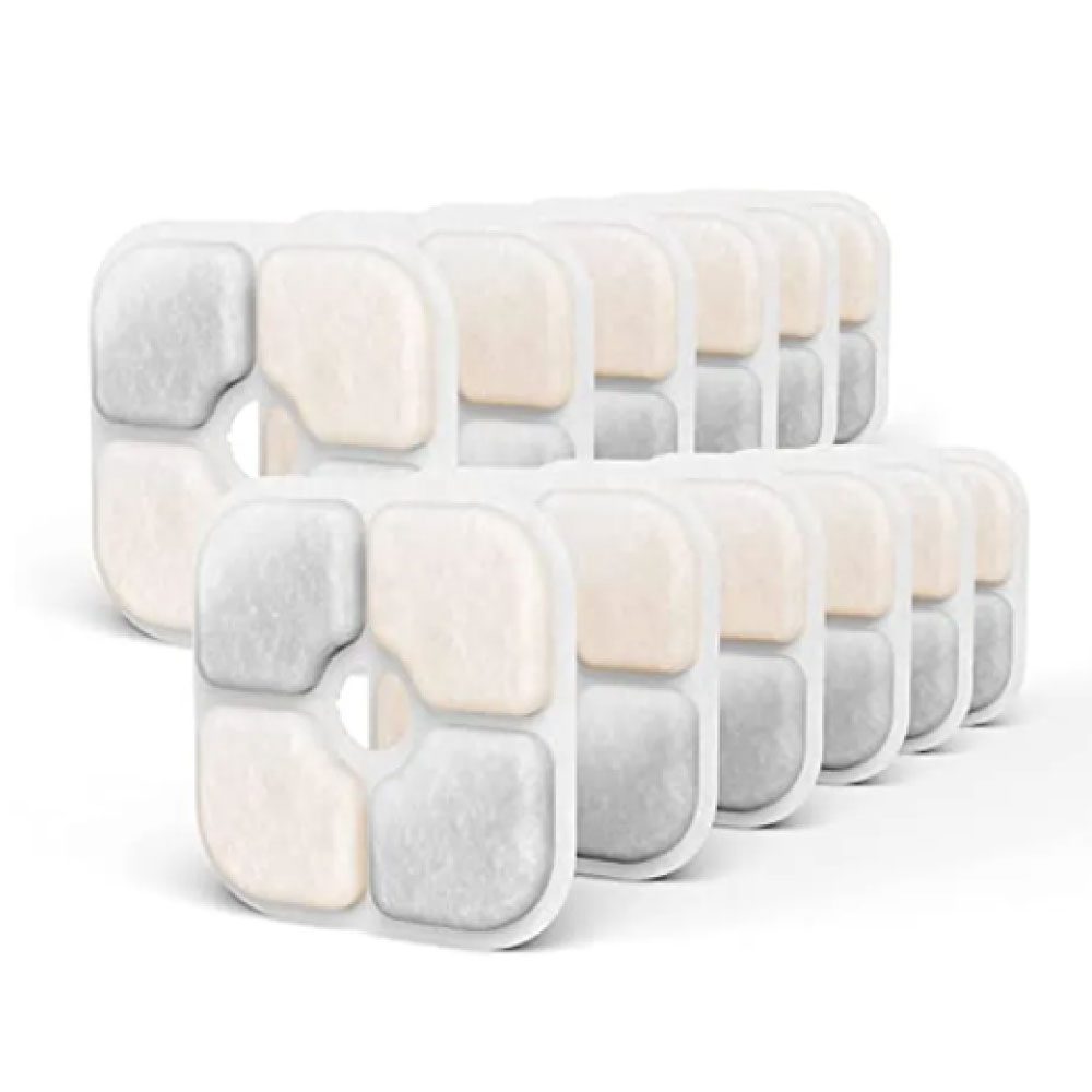 Filtros para fuente cuadrada de agua para gatos .