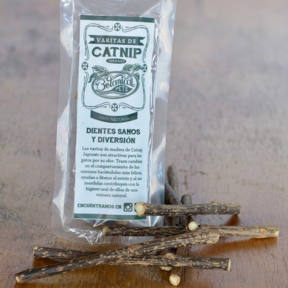 Varitas Catnip japonés para morder